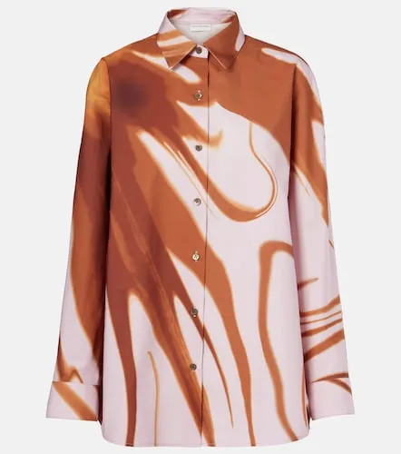 Camisa de algodón estampada - Dries Van Noten - Modalova