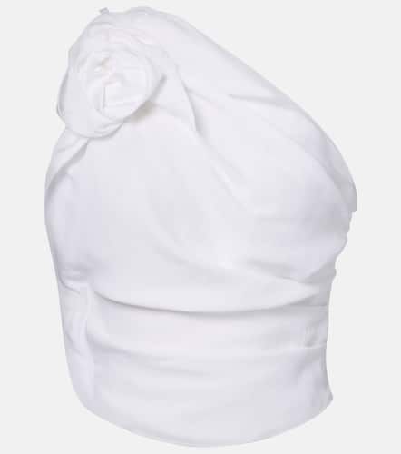 Floral-appliquÃ© draped one-shoulder top - Magda Butrym - Modalova
