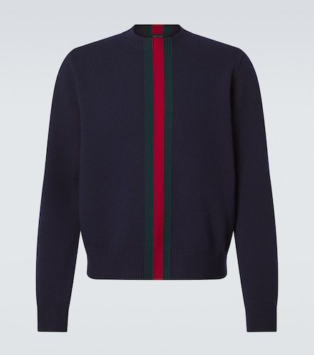 Gucci Pullover Web Stripe aus Wolle - Gucci - Modalova
