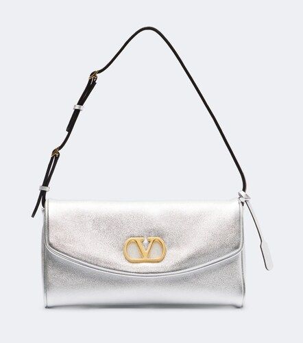 DeVain Small metallic leather shoulder bag - Valentino Garavani - Modalova