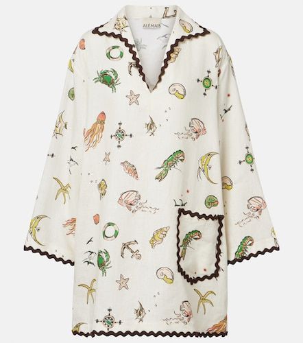Alemais Printed linen minidress - Alemais - Modalova