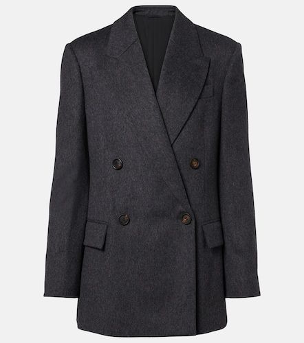 Chaqueta cruzada de lana - Brunello Cucinelli - Modalova