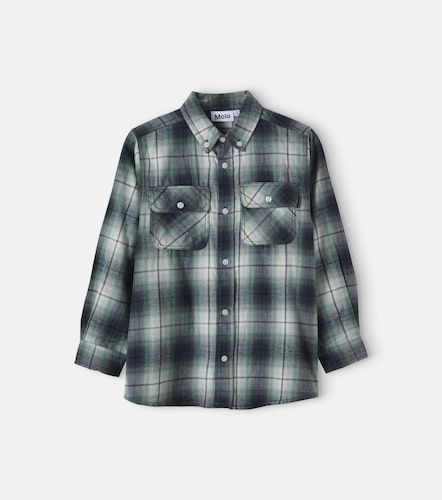 Camisa Rozzy de algodón a cuadros - Molo - Modalova