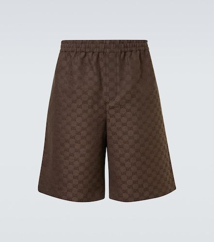 Gucci Bermudas de lona GG - Gucci - Modalova