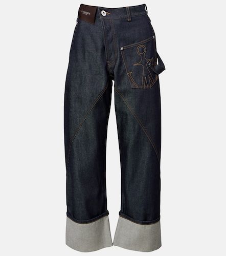 Jeans regular Twisted con ricamo - JW Anderson - Modalova