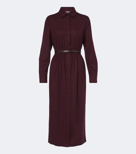 Hemdblusenkleid aus einem Wollgemisch - Max Mara - Modalova