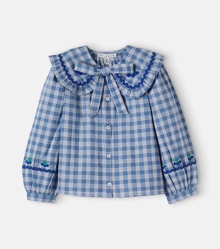 Camisa de algodón a cuadros con lazo - Emile et Ida - Modalova