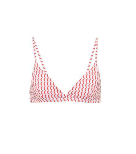 Asceno Genoa wave-print bikini top - Asceno - Modalova