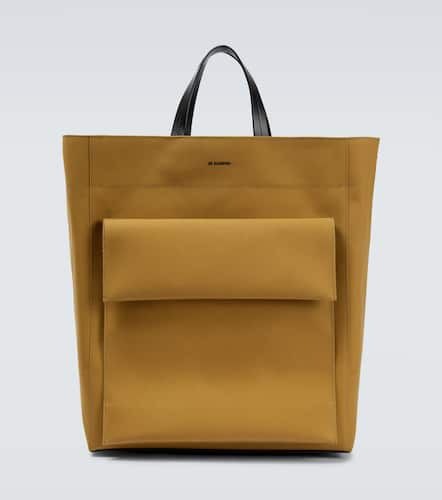 Tote aus Canvas mit Leder - Jil Sander - Modalova