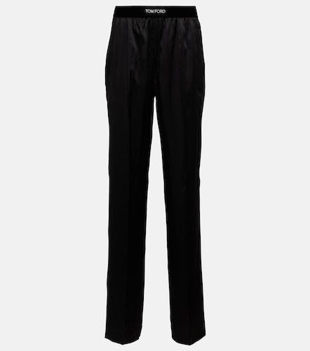Tom Ford Pantaloni in misto seta - Tom Ford - Modalova