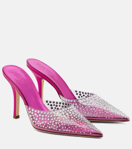 Hollywood embellished PVC mules - Paris Texas - Modalova