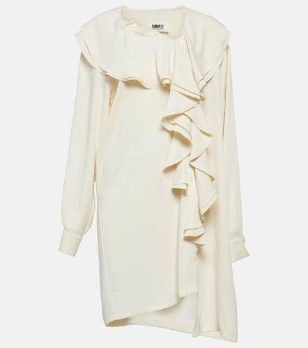 Vestido corto con volantes - MM6 Maison Margiela - Modalova
