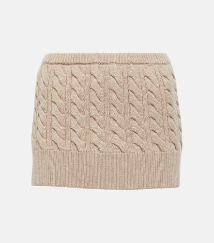 Low-rise wool and cashmere miniskirt - Christopher Esber - Modalova