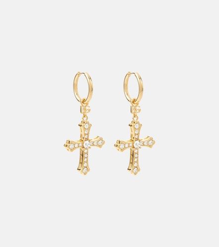 Pendientes largos con cristales - Dolce&Gabbana - Modalova