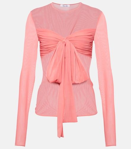 Blumarine Top de jersey con lazo - Blumarine - Modalova