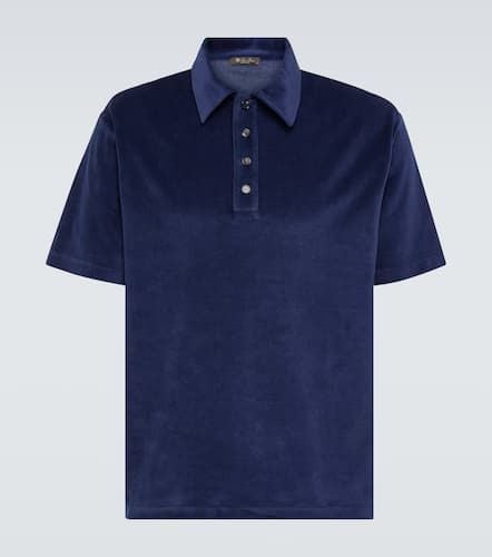 Tsubaki cotton and silk chenille polo shirt - Loro Piana - Modalova