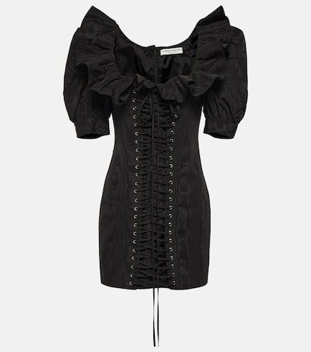 Vestido corto con manga abullonada - Alessandra Rich - Modalova