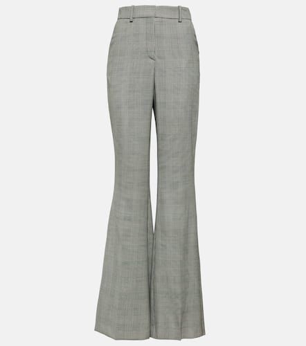 Balmain Checked wool flared pants - Balmain - Modalova