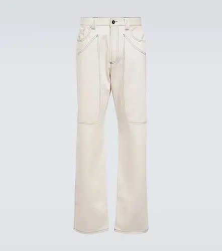 Paneled straight cotton pants - Winnie New York - Modalova