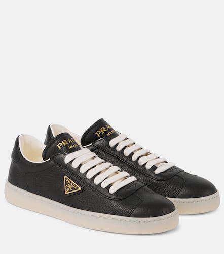 Prada Logo leather sneakers - Prada - Modalova