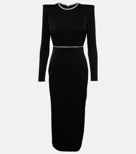 Abito midi in satin con cristalli - Alex Perry - Modalova