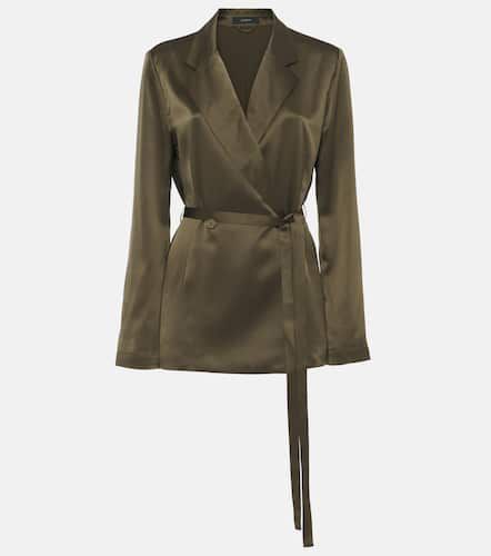 Joubert belted silk satin blazer - Joseph - Modalova