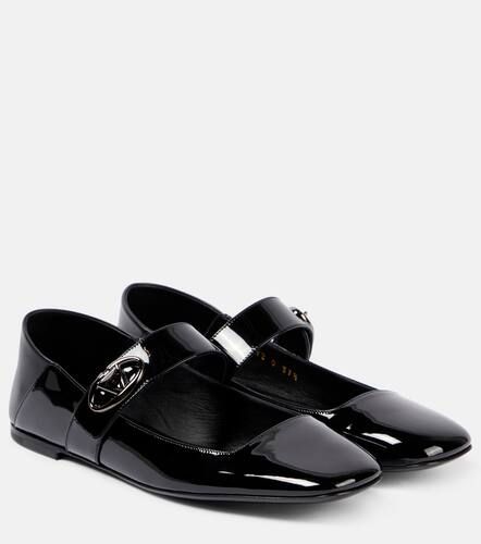 VLogo Locker patent leather Mary Jane flats - Valentino Garavani - Modalova