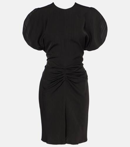 Gathered puff-sleeve minidress - Victoria Beckham - Modalova