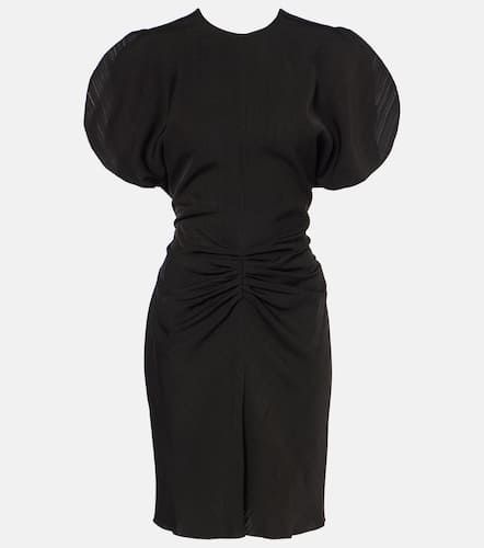 Gathered puff-sleeve minidress - Victoria Beckham - Modalova