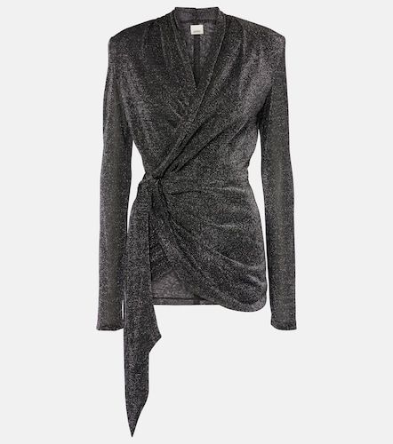 Isabel Marant Cinay lame wrap top - Isabel Marant - Modalova