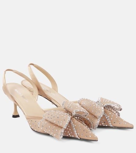 Cadeau 65 embellished slingback pumps - Mach & Mach - Modalova