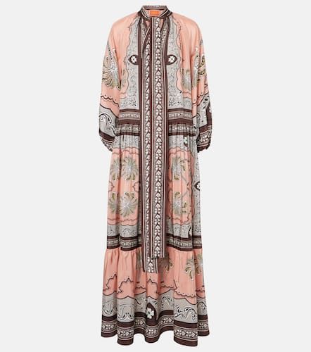 Athena printed silk maxi dress - La DoubleJ - Modalova