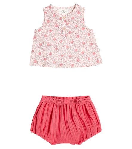 Bebé - Set de vestido y bloomers de algodón floral - Il Gufo - Modalova