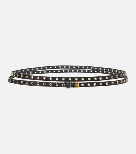 AlaÃ¯a Eyelet leather belt - Alaia - Modalova