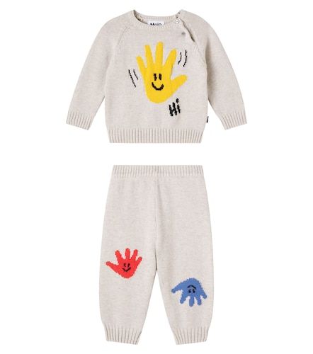 Bebé - set de jersey y pantalones de lana - Molo - Modalova