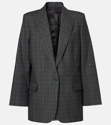 Blazer Diane en laine mélangée à carreaux - Nili Lotan - Modalova