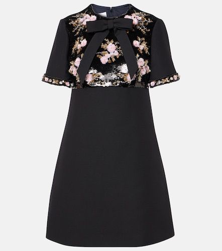 Crepe Couture embellished minidress - Valentino Garavani - Modalova