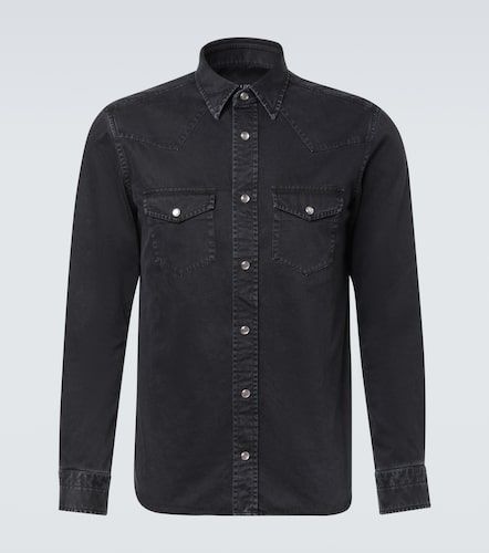 Tom Ford Hemd aus Baumwoll-Twill - Tom Ford - Modalova