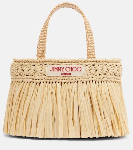Bolso Mini de rafia con flecos - Jimmy Choo - Modalova