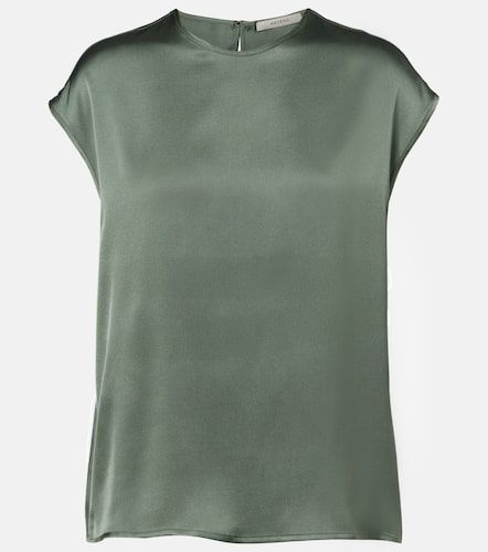 Asceno Top Dasha de sarga de seda - Asceno - Modalova
