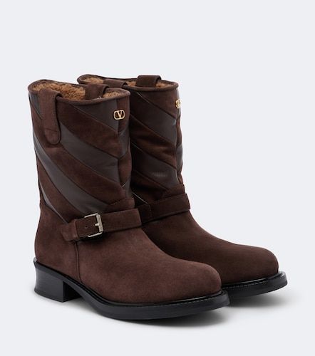 Ankle Boots Rayons aus Veloursleder - Valentino Garavani - Modalova