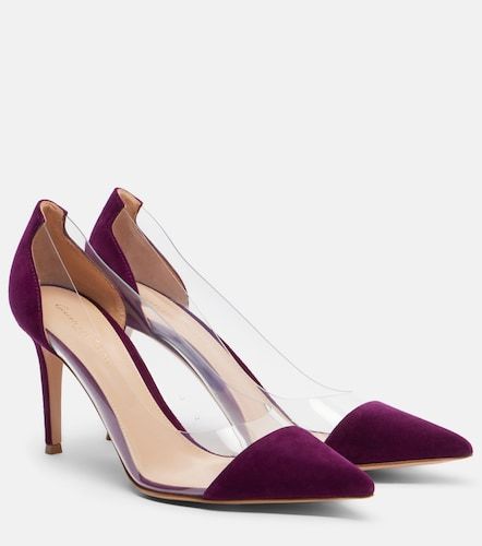 Pumps Plexi in suede e TPU - Gianvito Rossi - Modalova