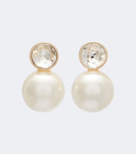 Orecchini con cristalli e perle-bijoux - Carolina Herrera - Modalova