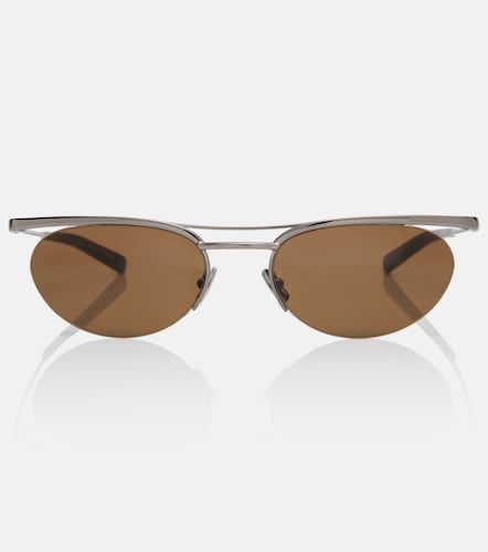 Gafas de sol ovaladas SL Logo - Saint Laurent - Modalova