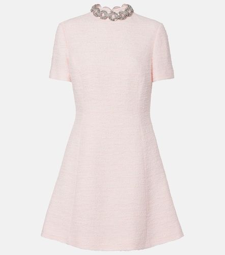 Embellished tweed minidress - Valentino - Modalova