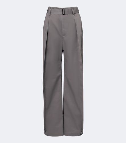 Lemaire Belted twill wide-leg pants - Lemaire - Modalova