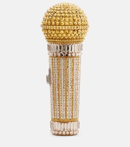 Clutch Microphone Small con cristalli - Judith Leiber Couture - Modalova