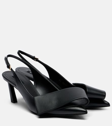 Twisted Ribbon leather slingback pumps - Givenchy - Modalova