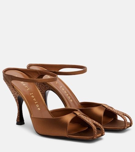 Hidden Gem embellished satin mules - Herbert Levine - Modalova