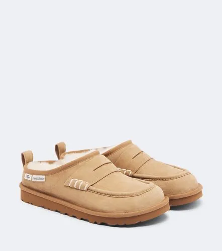 X UGG shearling-lined suede mules - JW Anderson - Modalova